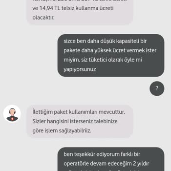 Vodafone'un Tutarsız Paket Fiyatlandırması Müşteriyi Mağdur Ediyor