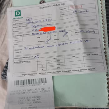 Deichmann Ayakkabısında Tekrarlayan Açılma Sorunu