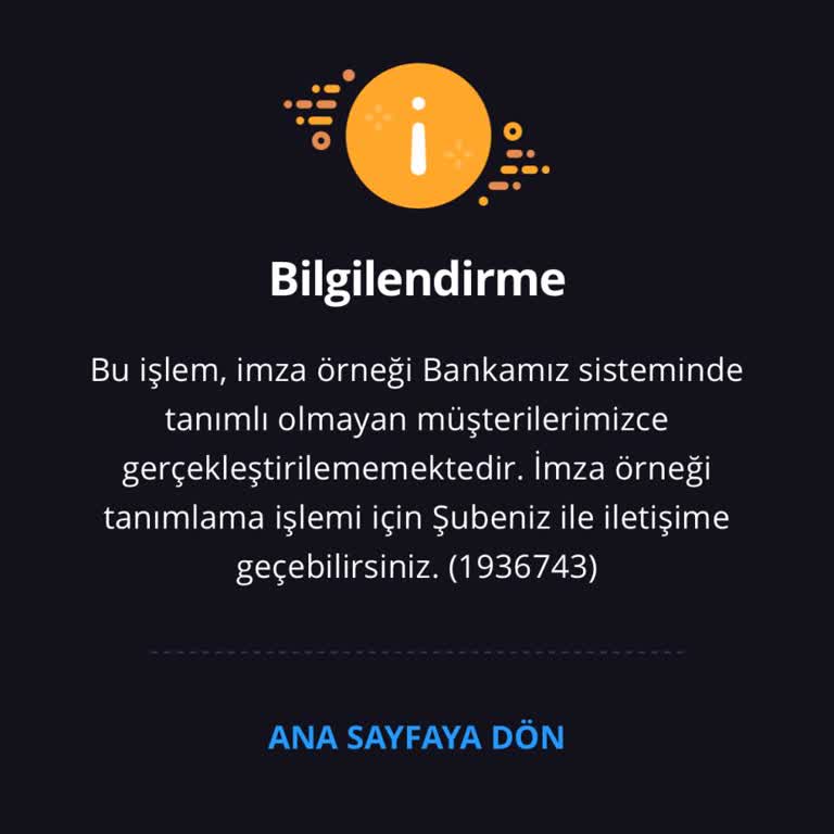 İş Bankası'nda İmza Örneği Sorunu Ve İşlem Kısıtlaması Mağduriyeti