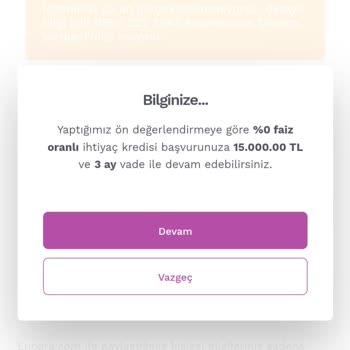 Kredi Başvurusunda Yanıltıcı Bilgilendirme