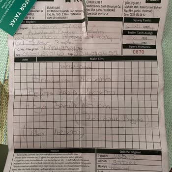 Yanlış Ve Defolu Ürün Teslimatı