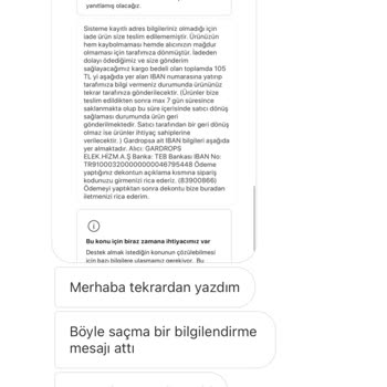 Gardrops'ta Kayıp Ürün Ve İade Sorunu