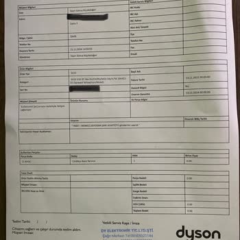 Dyson Süpürge Tamir Sürecinde Bitmeyen Çile