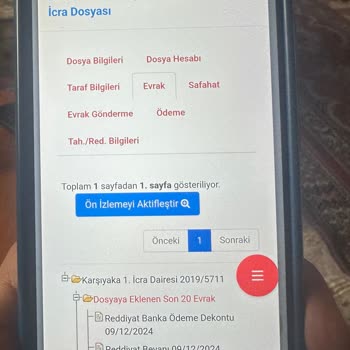 Vodafone İcra Borcunun Kapatılması Talebi