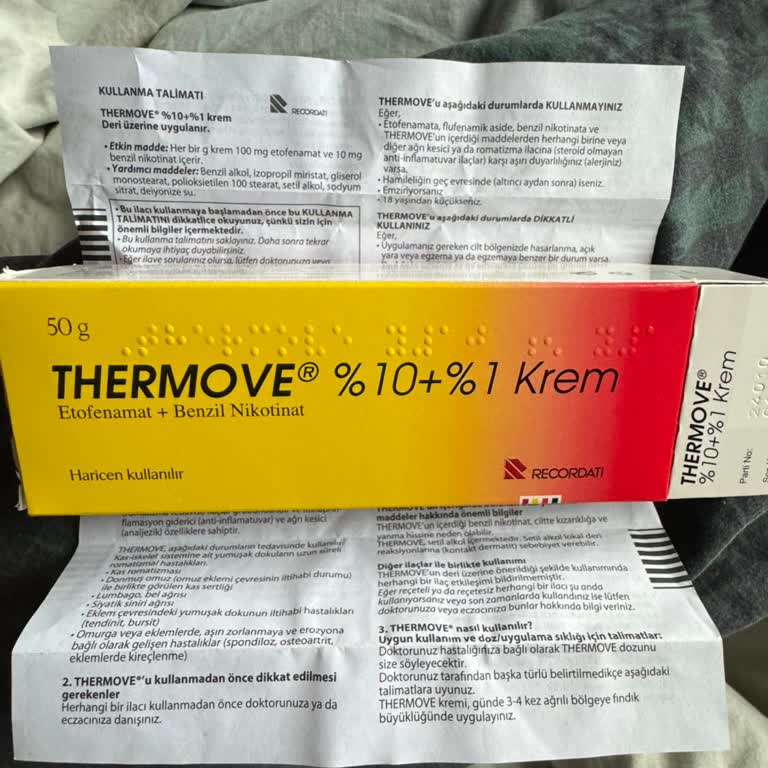 Recordatı İlaç Thermove Krem Cildi Yakıp Kızartıyor, Alerjik Tehlike!