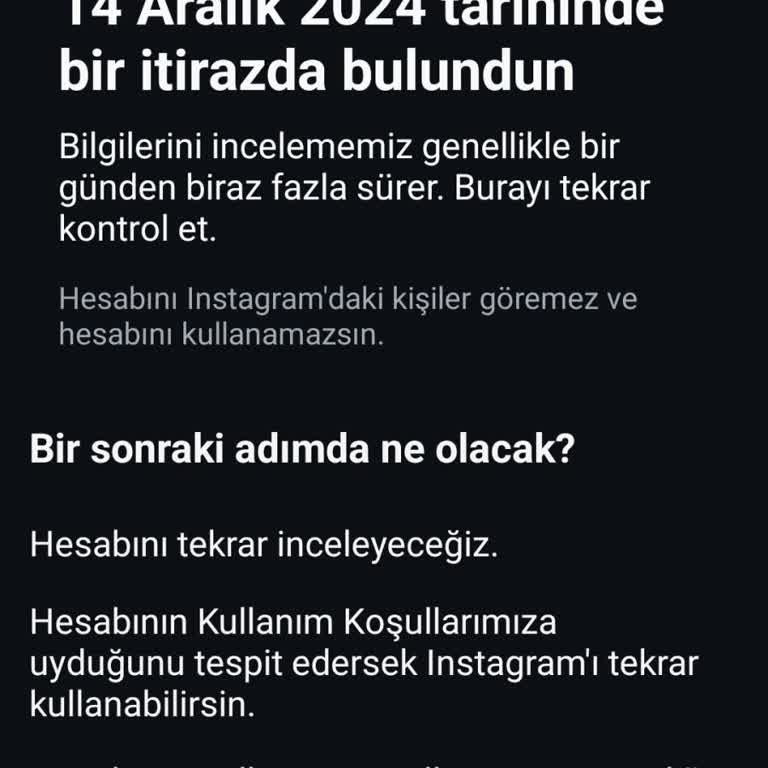 Instagram Hesabım Aniden Askıya Alındı!