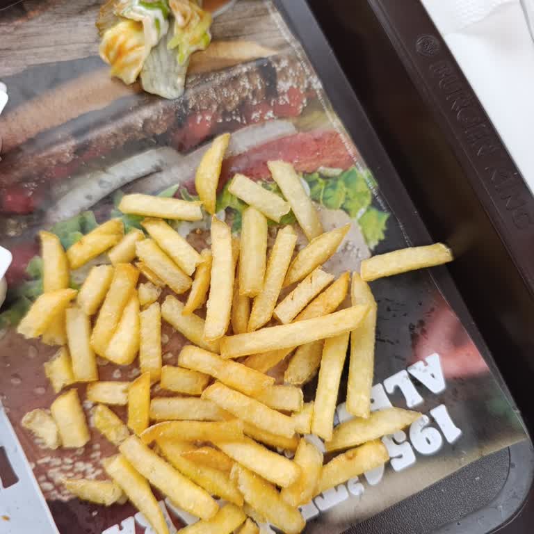 Burger King'de Patates Hayal Kırıklığı