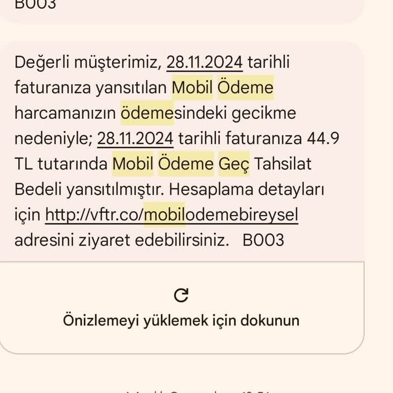 Vodafone Abonelik Sorunu Ve Ek Ücretler