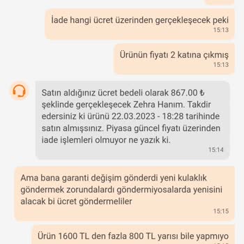 Trendyol'da Garanti Sürecinde Mağduriyet: Değişim Yerine Yetersiz İade