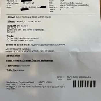 Tamamlayıcı Sağlık Sigortası Kapsamındaki Tutarsızlık