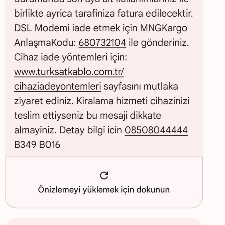 TÜRKSAT Kablo Net Üyelik İptali Ve Modem Ücreti Sorunu