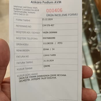 Lufian'dan Aldığım Ürünler Kalitesiz Çıktı