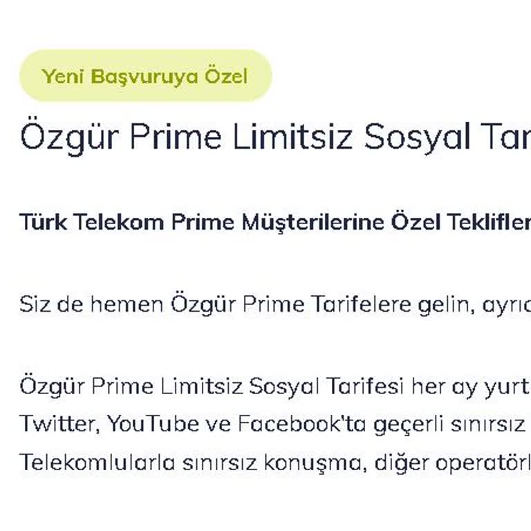 Sınırsız Sosyal Medya Paketi Mağduriyeti