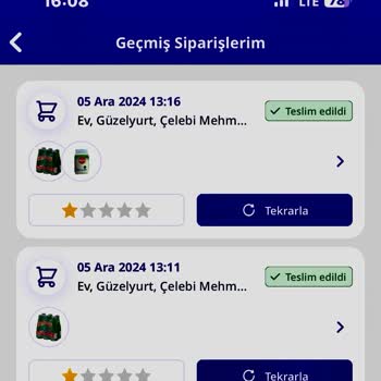 Getir Siparişlerinde Teslimat Sorunu