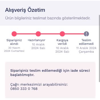 Kargo Teslimatı Ve Müşteri Hizmetleri Sorunu