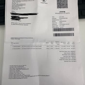 Eksik Ayakkabı Teslimatı Ve Çözülmeyen Sorun