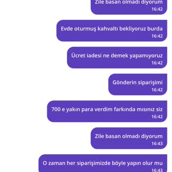 Getir Yemek Siparişim Teslim Edilmedi