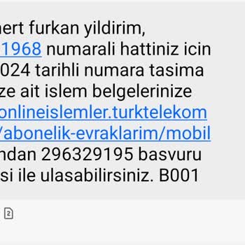 Türk Telekom'da Numara Taşıma Sorunu
