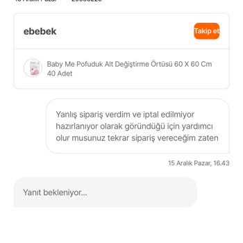 Yanlış Adrese Gönderilen Sipariş Ve İletişim Sorunu