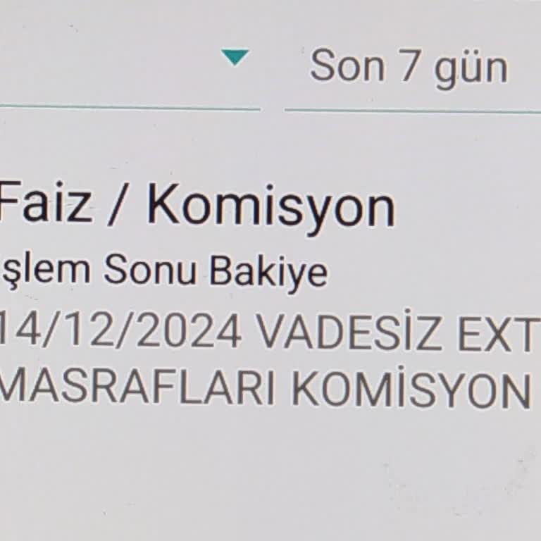 Garanti Bankası'ndan Haksız Ekstre Masrafı Kesintisi