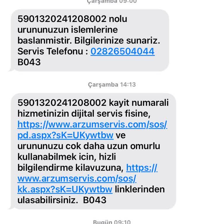 Arzum Servisinden Eksik Bilgilendirme Ve Zaman Kaybı