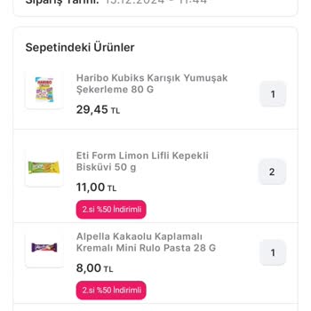 Migros Sanal Market İptal Talebim Reddedildi