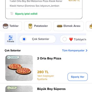 Sipariş İptali Ve Müşteri Memnuniyetsizliği