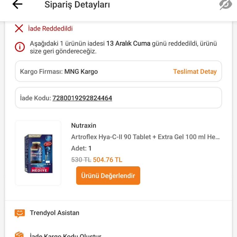 Trendyol'dan Aldığım Ürün Sahte Çıktı Ve İade Sorunu Yaşıyorum