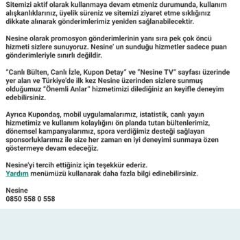Promosyon Taleplerine Sürekli Olumsuz Yanıt