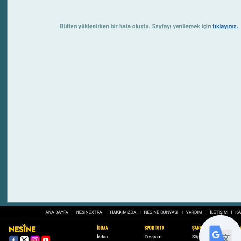 Canlı Bahis Ve Bülten Sayfaları Açılmıyor