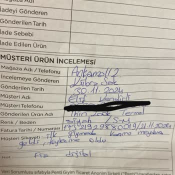 Termal Çorapta İlk Günden Sorun Ve İnatçı Yaklaşım