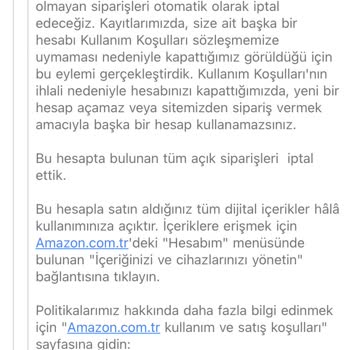 Amazon Hesabım Haksız Yere Kapatıldı Ve Alışverişim Engellendi