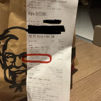 KFC Siparişlerinde Teslimat Ve Ürün Eksikliği Sorunu