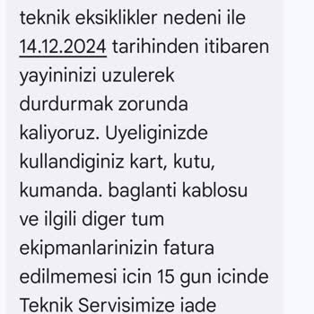 Digiturk Teknik Servis İhmali Ve Yanıltıcı Mesajlar