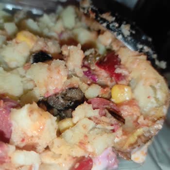 Olay Waffle Böcekli Yemek!