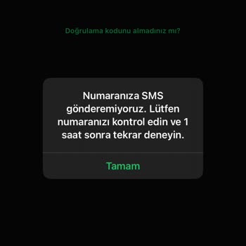 Vodafone'dan Aldığım Hatta WhatsApp Sorunu