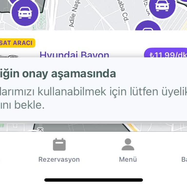 Getir Moov Üyelik Onayı Sorunu