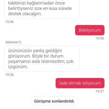 Yanlış Sipariş Ve İade Sorunu