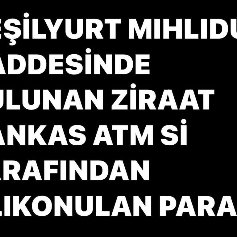 ATM'de Kaybolan Para Ve Çözüm Bulamama Sorunu