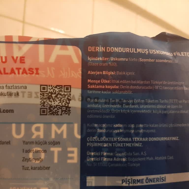 Yanıltıcı Ürün Bilgisiyle Karşılaştık