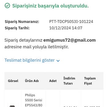 Yanlış Ürün Gönderimi Ve İletişim Eksikliği