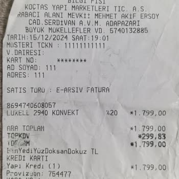 Koçtaş'ta Etiket Ve Kasa Fiyatı Farklılığı