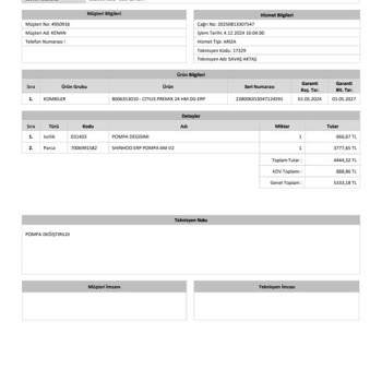 Garanti Kapsamında Sürekli Arızalanan ECA Kombi