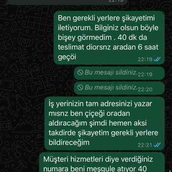Çiçek Teslimatında Büyük Hayal Kırıklığı