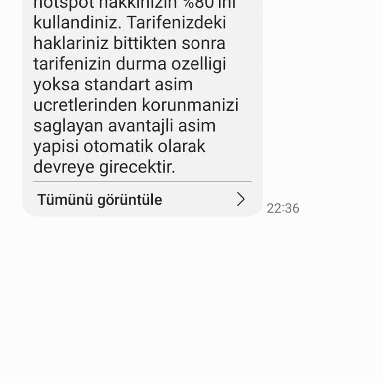 Sınırsız Tarife Yanıltıcı Sınırlandırmalar