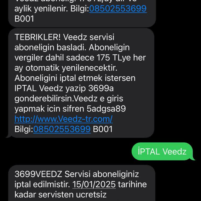 Onaysız Başlatılan Üyelik Mağduriyeti