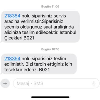 Özel Gün Siparişi Teslim Edilmedi Mağduriyet Yaşandı