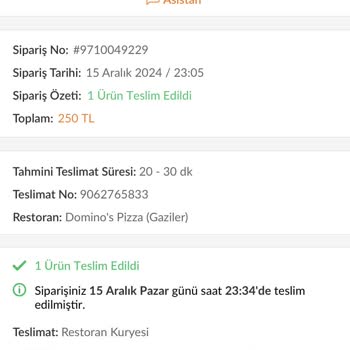 Domino's Pizza Malzeme Eksikliği Şaşırtıyor