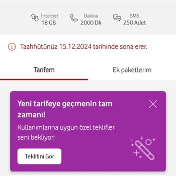 Vodafone'un Fahiş Fiyatlı Paket Önerileri Mağdur Ediyor