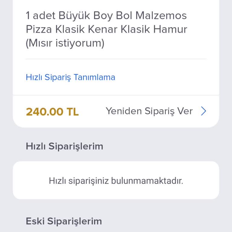 Domino's Uygulamasında Nakit Ödeme Sorunu